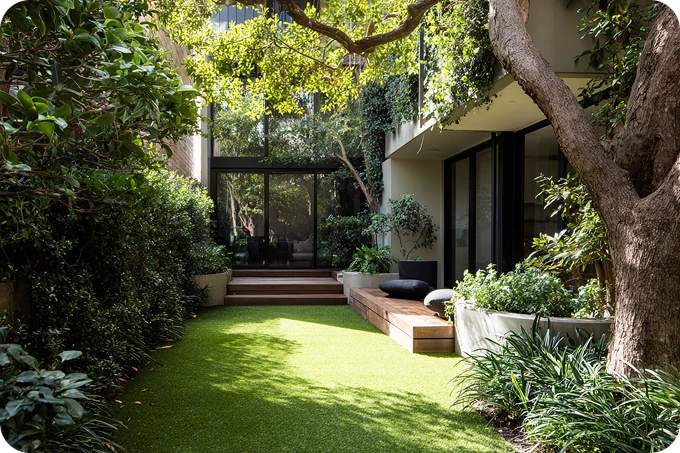 Artificial turf installation in Encinitas