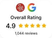 Overall rating of 4.9 stars based on 1,044 reviews
